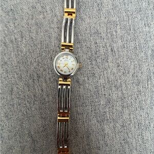 Anne Klein II  Women's Gold and Silver Vintage bracelet Watch